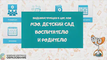 Детский сад. Мобильное Электронное Образование. Обзор - инструкция для воспитателей и родителей.
